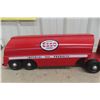Image 4 : Otaco Minnitoy Esso Pressed Metal Tanker Truck & Trailer, Professionally Restored, C. 1950s, 29"
