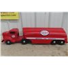 Image 9 : Otaco Minnitoy Esso Pressed Metal Tanker Truck & Trailer, Professionally Restored, C. 1950s, 29"