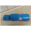 Image 11 : ERTL Royalite Metal Tanker Truck & Trailer, Professionally Restored, C. 1970s, 23 1/2" Long