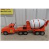 Image 1 : Tonka Pressed Steel State Highway Department Cement Mixer Truck, C. 1950s–1960s, 25" Long