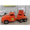 Image 21 : Tonka Pressed Steel State Highway Department Cement Mixer Truck, C. 1950s–1960s, 25" Long