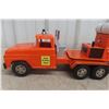 Image 2 : Tonka Pressed Steel State Highway Department Cement Mixer Truck, C. 1950s–1960s, 25" Long