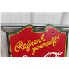 Image 8 : Coca-Cola “Refresh Yourself Sold Here Ice Cold” Two-Sided Porcelain Flange Sign, C. 1930s, 17" x