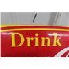 Image 2 : Drink Coca-Cola Porcelain Kick Plate Sign, C. Late 1940s–Early 1950s, 12 1/2" x 29 1/2"