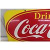 Image 3 : Drink Coca-Cola Porcelain Kick Plate Sign, C. Late 1940s–Early 1950s, 12 1/2" x 29 1/2"