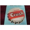 Image 3 : Orange Crush Metal Tin Thermometer w/Bulb - Crush That Thirst, C. 1940s–1950s, 6" x 16"