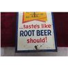 Image 5 : Dad’s Root Beer Embossed Metal Tin Thermometer W/ Bulb, C. 1950s–1960s, 7 1/2" x 27"