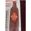 Image 4 : Orange Crush Metal Tin Thermometer W/ Beehive Bottle w/ Crushy, C. 1940s–1950s, 6" x 15"