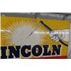 Image 3 : Lincoln Welder Arc Welding Equipment Painted Metal Two-Sided Sign, 1957, 30" x 17 1/2"