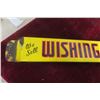 Image 2 : Wishing Well Orange Porcelain Door Bar W/ Writing on Backside, C. 1950s, 3 1/2" x 32"