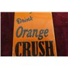 Image 3 : Vintage(?) Come In Drink Orange Crush Ice Cold Palm Press, Heavy Porcelain, 3 1/2" x 12"