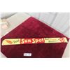 Image 1 : Sun Spot Porcelain Door Bar, C. 1950s, 2 1/2" x 31"