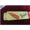 Image 3 : Sun Spot Porcelain Door Bar, C. 1950s, 2 1/2" x 31"