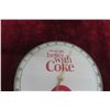 Image 4 : Coca-Cola Thermometer W/ Glass Lens, 1960, 12" Diameter