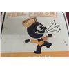 Image 2 : Vintage Orange Crush Embossed Metal Tin Sign by AAA Sign Co, 12" x 18"