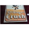 Image 4 : Vintage Orange Crush Embossed Metal Tin Sign by AAA Sign Co, 12" x 18"