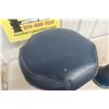 Image 5 : 2 Vintage Café Swivel Stools with Cast Base 