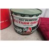 Image 2 : 2 BA Pails: 25lbs Grease Can, 5gal Solvent 
