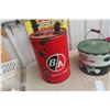 Image 9 : 2 BA Pails: 25lbs Grease Can, 5gal Solvent 