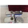 Image 9 : 4 Outboard 1 Quart Oil Cans: BA, Esso, RPM, Marine Special. 3 with 
