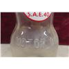 Image 4 : Mobil Oil Quart Oil Bottle with Spout and Cap 