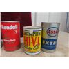 Image 4 : 7 Quart Oil Cans: Gulf, Quaker State, Durol, Shell, Kendall, Esso, 