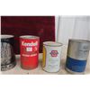 Image 7 : 7 Quart Oil Cans: Gulf, Quaker State, Durol, Shell, Kendall, Esso, 