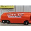 Image 5 : Minnitoy Super Test Pressed Steel Tanker Truck and Trailer 28'' Long. 