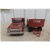Image 10 : Tonka Lumber Hauler Truck and Trailer 1950s Pressed Steel 