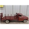 Image 12 : Tonka Lumber Hauler Truck and Trailer 1950s Pressed Steel 
