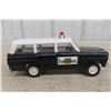 Image 3 : Tonka Hiway Patrol Jeep Pressed Steel 1960s 9'' Long 
