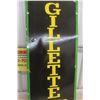 Image 4 : Gillette Tires Batteries Accessories Porcelain Sign 15'' x 48'' Vintage???
