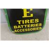 Image 5 : Gillette Tires Batteries Accessories Porcelain Sign 15'' x 48'' Vintage???