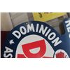 Image 10 : Dominion Automobile Association Painted Metal 2 Sided Sign 