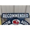 Image 3 : Dominion Automobile Association Painted Metal 2 Sided Sign 