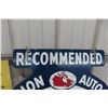Image 7 : Dominion Automobile Association Painted Metal 2 Sided Sign 