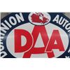 Image 9 : Dominion Automobile Association Painted Metal 2 Sided Sign 