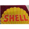 Image 2 : Vintage Shell Clam Painted Metal Sign 21'' x 21'' 