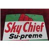 Image 2 : Sky Chief Texaco Supreme Gasoline Porcelain Sign 1959 12'' 