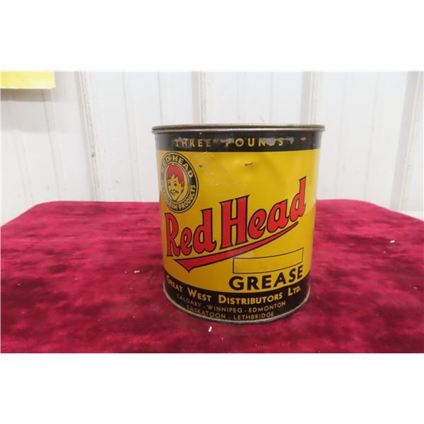 Red Head 3lbs Grease Can