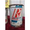 Image 3 : (2) Purity 99 Oil Quart Cans, (1) Royalite 5lbs Grease Can 