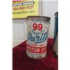 Image 4 : (2) Purity 99 Oil Quart Cans, (1) Royalite 5lbs Grease Can 