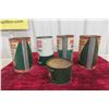 Image 5 : 5 BA Cans: (1) 1lbs Grease Can, (4) Motor Oil Quart 