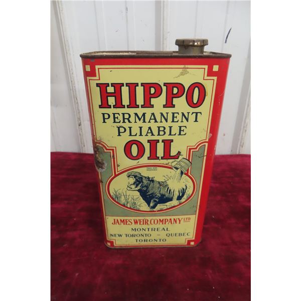 Hippo Permanent Pliable Oil Can 1 Gallon 