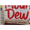 Image 3 : Mountain Dew Metal Tin Embossed Sign 1967 with Great Graphics 