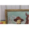 Image 5 : Drewrys Ale Beer Metal Tin Sign with Mountie Drinking Beer