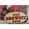 Image 7 : Drewrys Ale Beer Metal Tin Sign with Mountie Drinking Beer