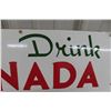 Image 2 : Drink Canada Dry Beverages Porcelain Sign 1940s 
