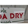 Image 5 : Drink Canada Dry Beverages Porcelain Sign 1940s 