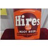 Image 2 : Hires Root Beer Painted Metal Bottle Shaped Thermometer 1950s 8''